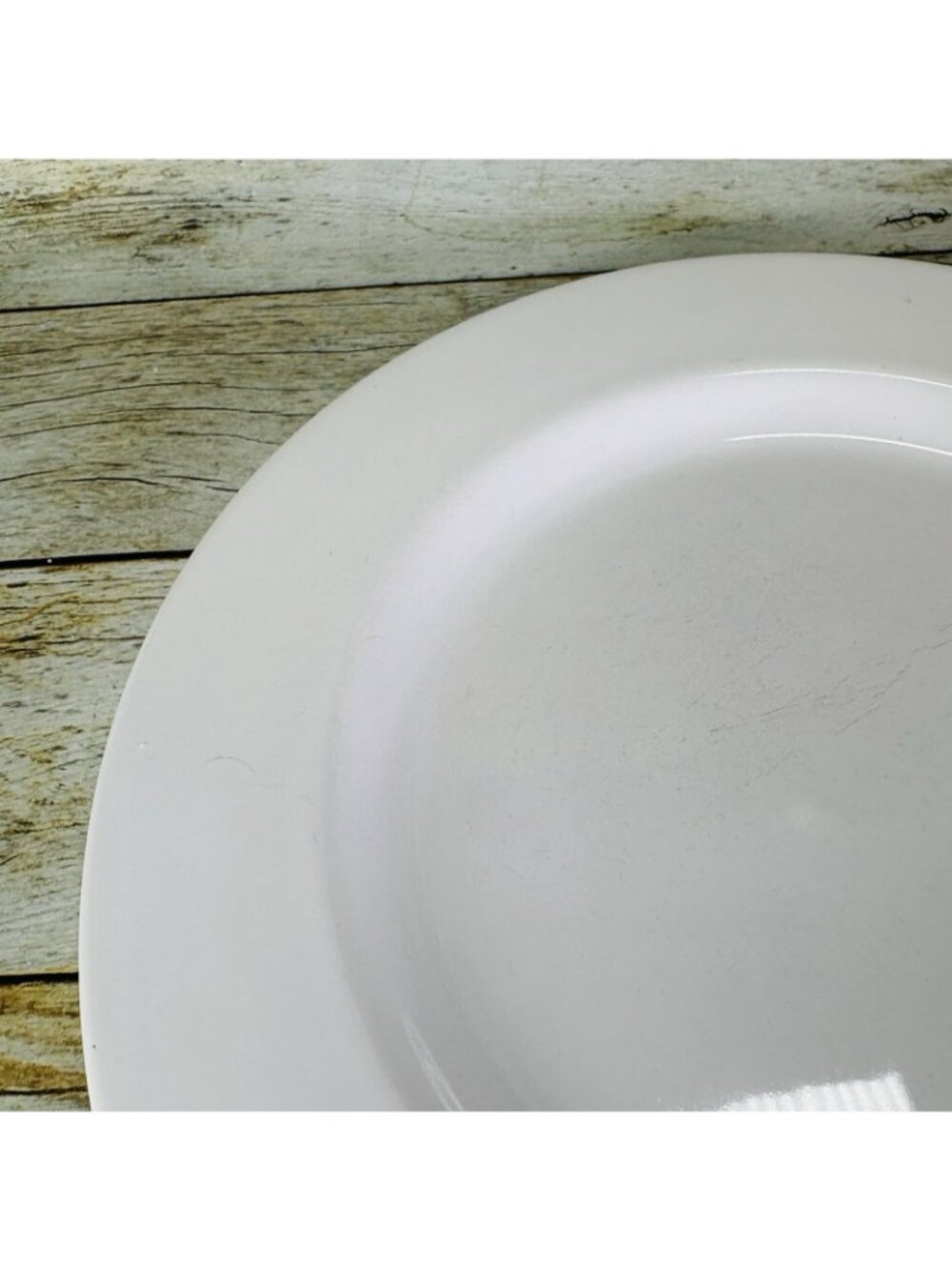 Bordallo Pinheiro Portugal BPI95 White Undecorated Smooth 11.75" Dinner Plate - Picture 6 of 10